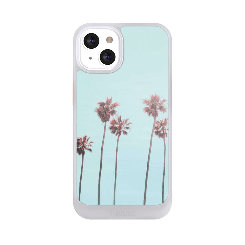 iPhone 13 NIVOcore Hellrosa Strandpalme Paradies