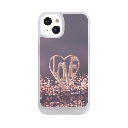 Apple iPhone 13 NIVOcore Love Glitter Pink