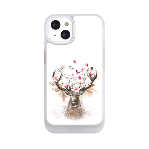 Apple iPhone 13 NIVOcore Hirsch Blumen Geweih