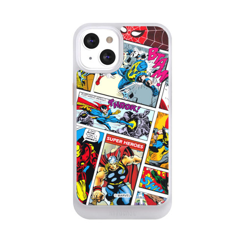 Apple iPhone 13 NIVOcore Marvel Retro Comic Blue