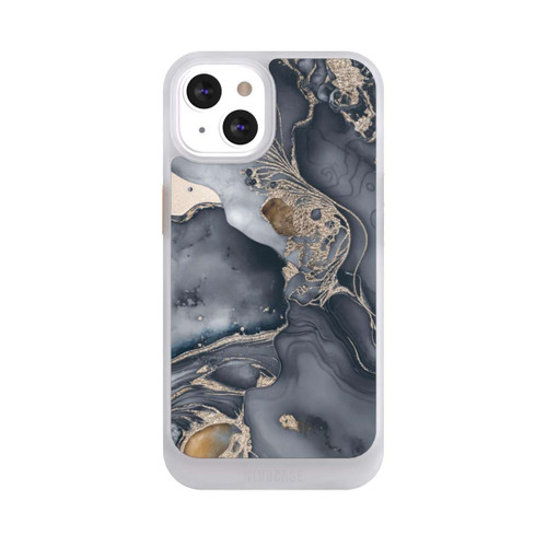 Apple iPhone 13 NIVOcore Alcohol Ink Gold Grey with AI