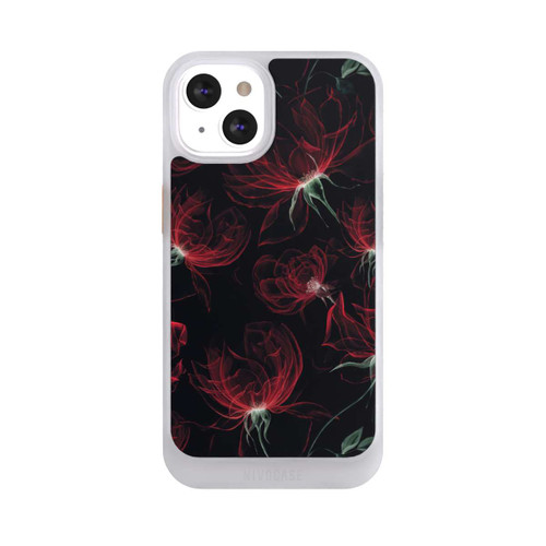 Apple iPhone 13 NIVOcore Red Flowers Wallpaper