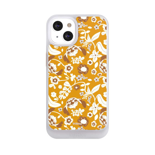 Apple iPhone 13 NIVOcore Stitch Floral Mustard Pattern