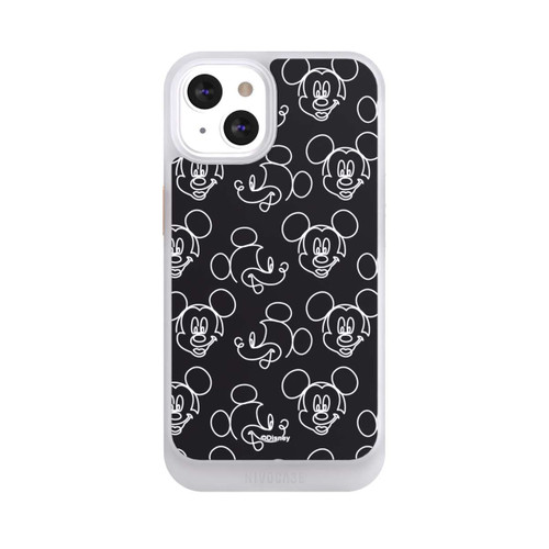 Apple iPhone 13 NIVOcore Disney Mickey Muster Schwarz