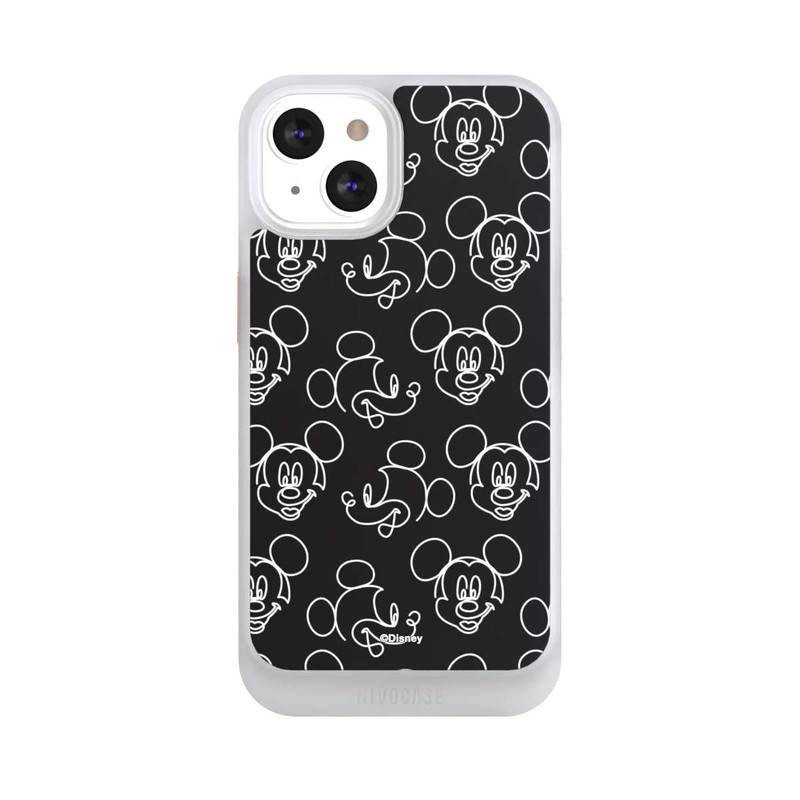 iPhone 13 NIVOcore Disney Mickey Muster Schwarz