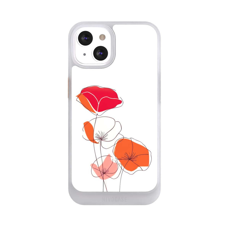 iPhone 13 NIVOcore Poppies Line Art