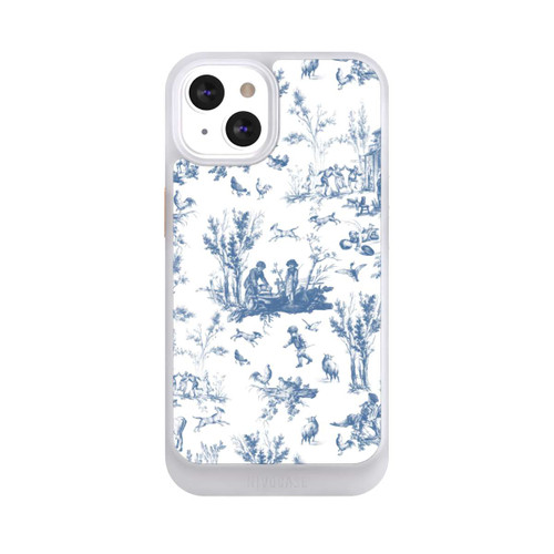 Apple iPhone 13 NIVOcore Blue Landscape Vintage Pattern