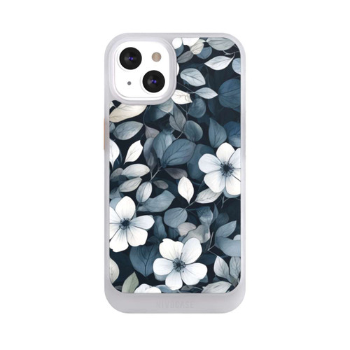 Apple iPhone 13 NIVOcore Blaue Negativblumen mit KI