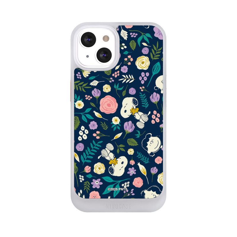 iPhone 13 NIVOcore Peanuts Dark Flower Pattern