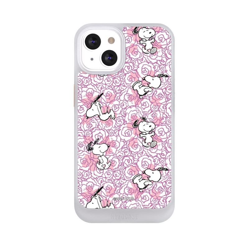 iPhone 13 NIVOcore Peanuts Pink Roses Pattern