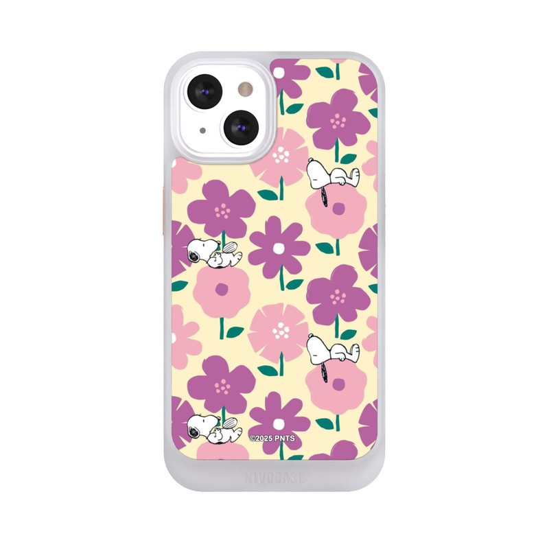 iPhone 13 NIVOcore Peanuts Flower Pattern Yellow