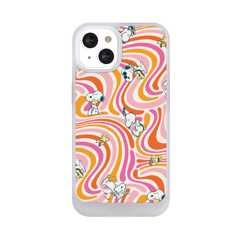 iPhone 13 NIVOcore Peanuts Hippie Pattern Orange