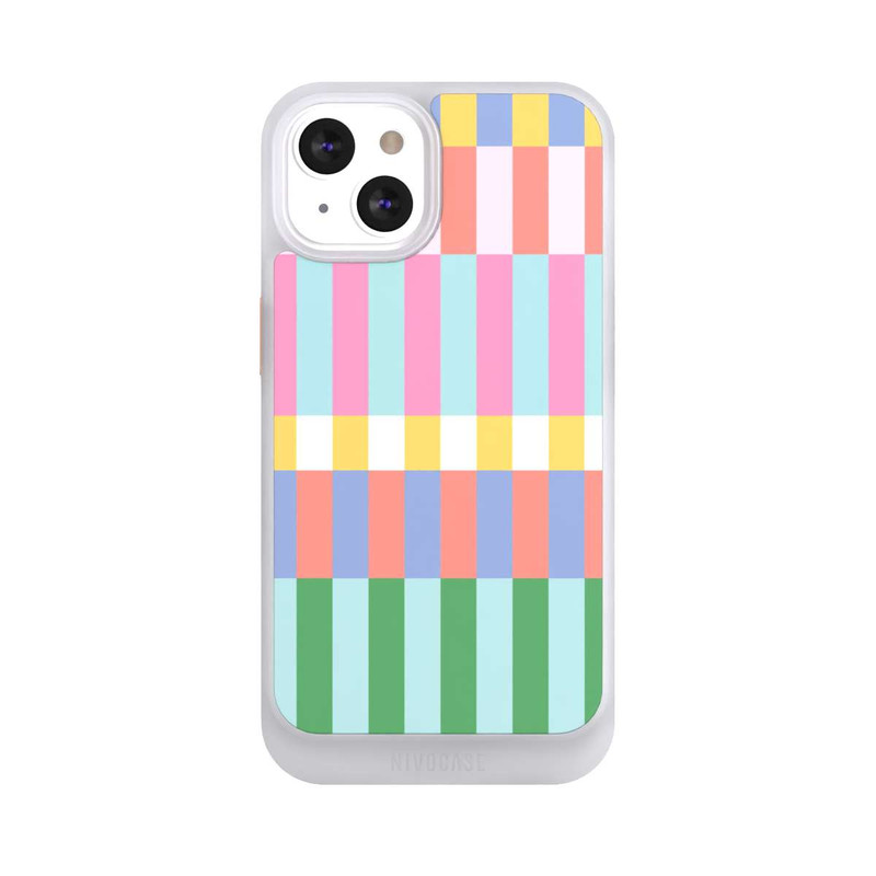 iPhone 13 NIVOcore Checked Theme Pastel