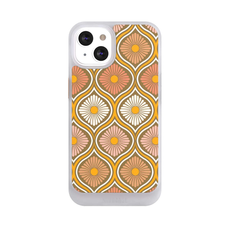 iPhone 13 NIVOcore Groovy 70s Retro Mid-Century Daisy Flowers
