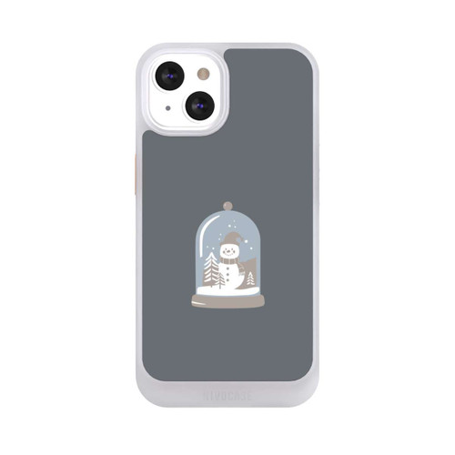 Apple iPhone 13 NIVOcore Minimalist Snow Globe with Snowman