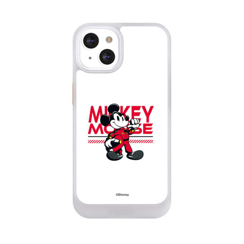 Apple iPhone 13 NIVOcore Micky Maus Rennfahrer Weiß