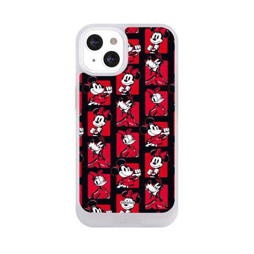 Apple iPhone 13 NIVOcore Micky Maus Racing Muster Rot