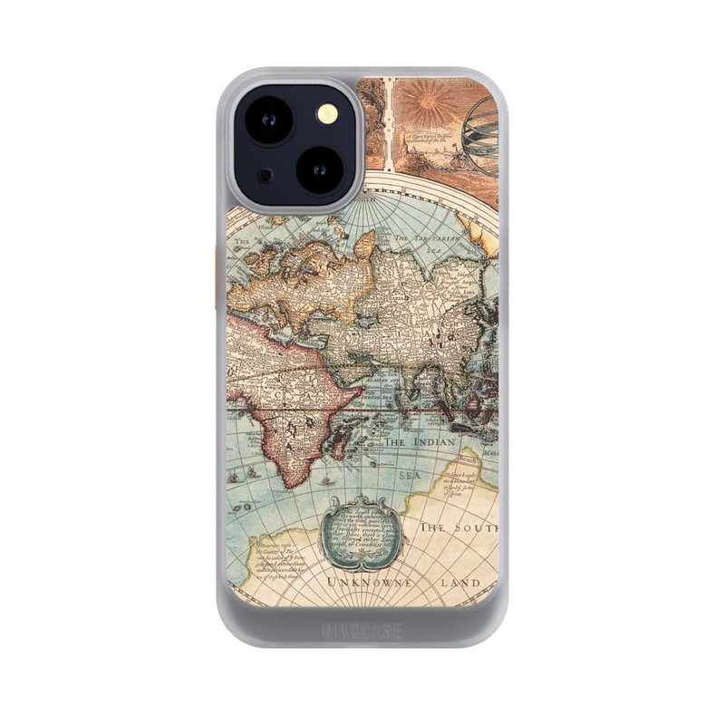 iPhone 14 NIVOcore Vintage Weltkarte