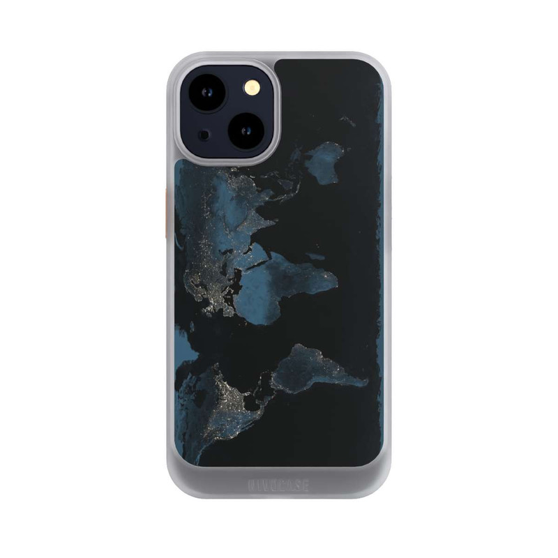 iPhone 14 NIVOcore Carte du Monde Nuit