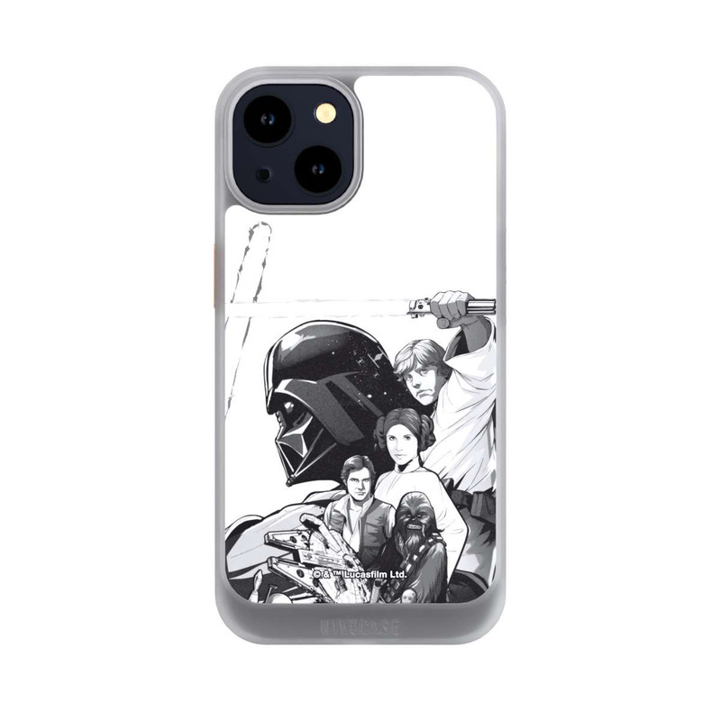 iPhone 14 NIVOcore StarWars Charaktere - Schwarz-Weiß