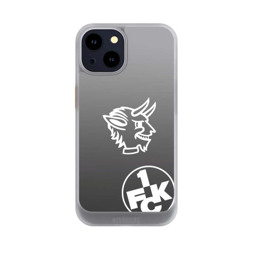 Apple iPhone 14 NIVOcore Teufelskopf FCK auf Schwarz