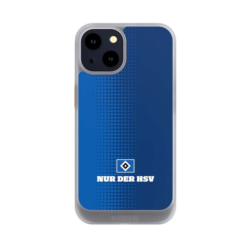 iPhone 14 NIVOcore Nur der HSV - Rautenraster Blau