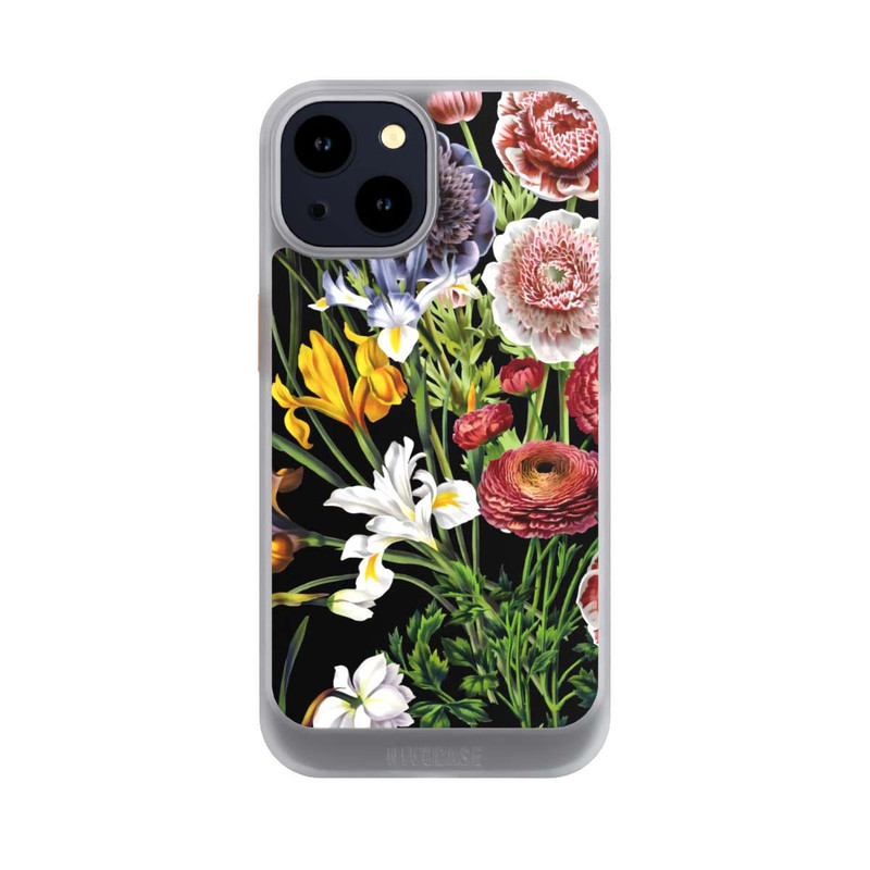 iPhone 14 NIVOcore Altes Blumenmuster