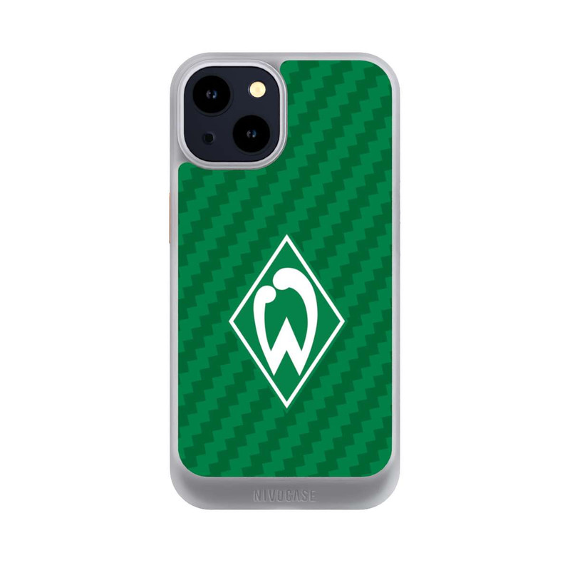 iPhone 14 NIVOcore Carbonlook - Werder Bremen