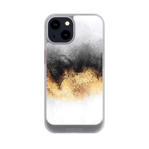 Apple iPhone 14 NIVOcore Gris Ciel Poussière Or Imprimé