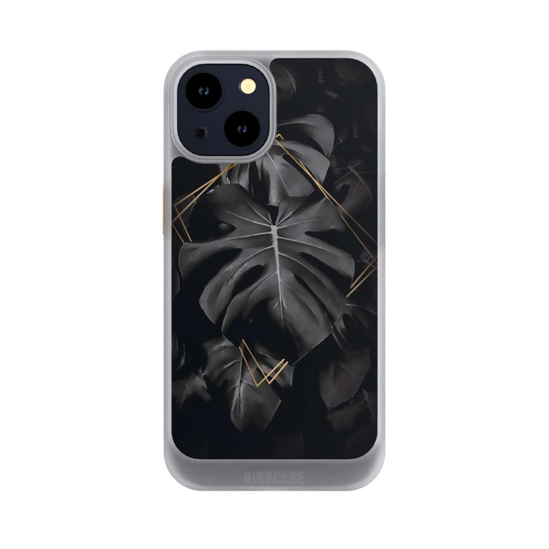 iPhone 14 NIVOcore Feuilles noires