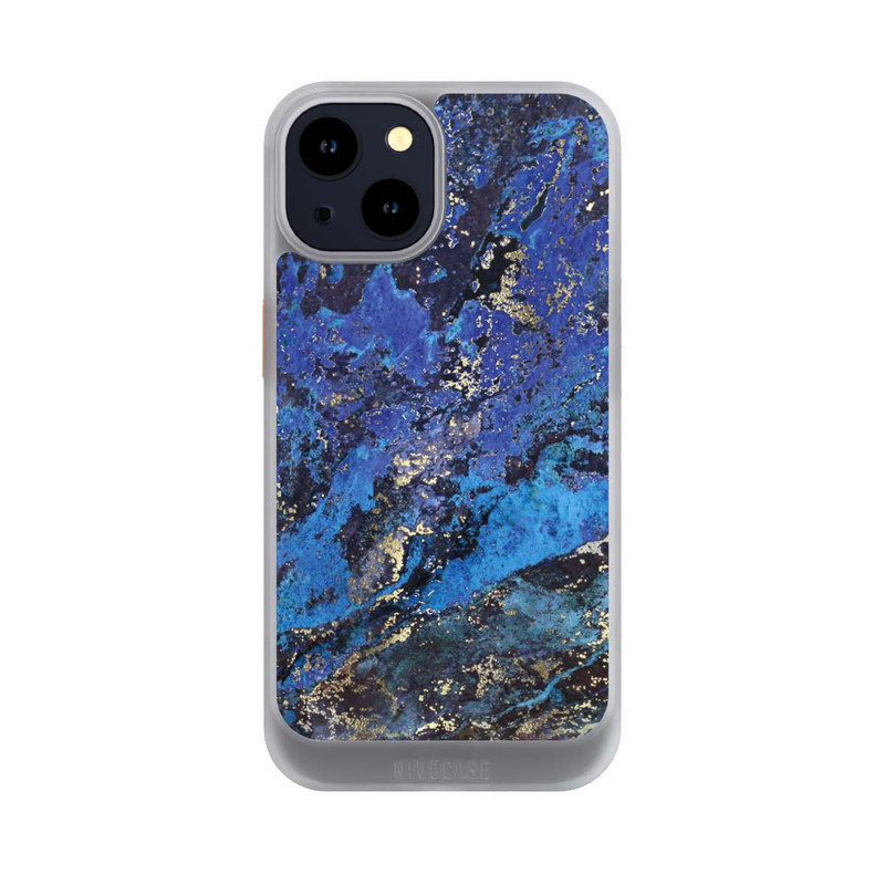 iPhone 14 NIVOcore Lapislazuli blau und gold