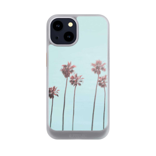 Apple iPhone 14 NIVOcore Hellrosa Strandpalme Paradies