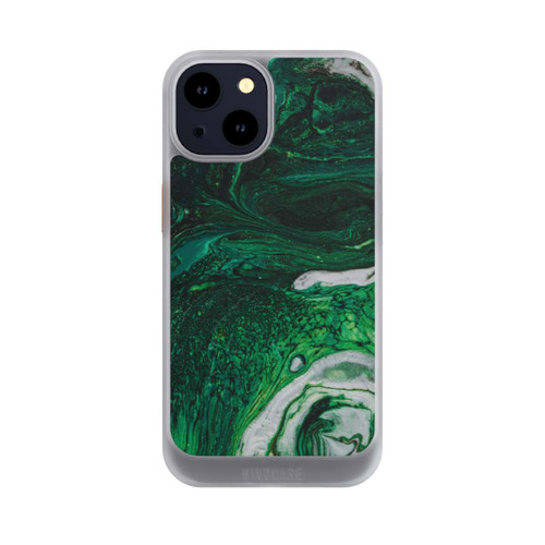 Apple iPhone 14 NIVOcore Green oil texture