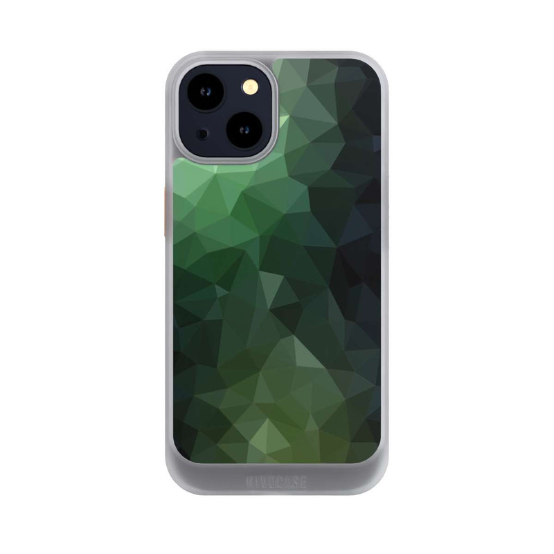 iPhone 14 NIVOcore Polygonal Mosaic Green
