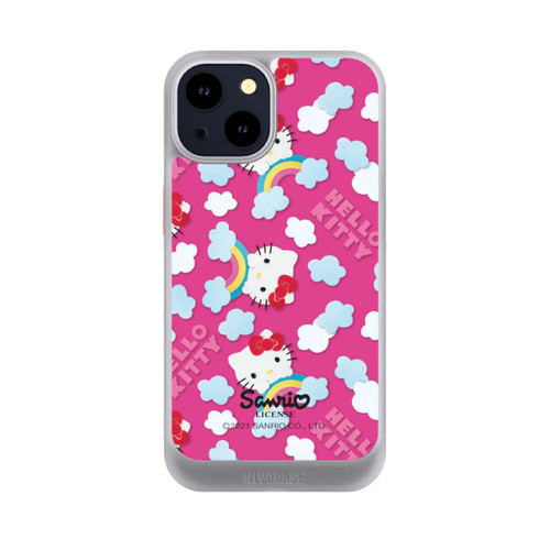 Apple iPhone 14 NIVOcore Hello Kitty Regenbogenmuster
