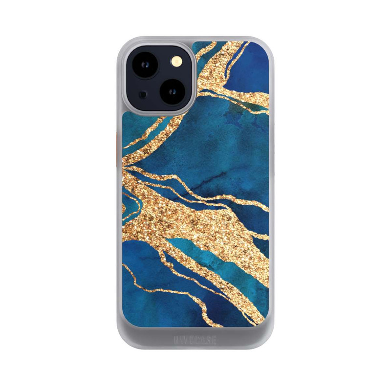iPhone 14 NIVOcore Pierre précieuse Or Bleu