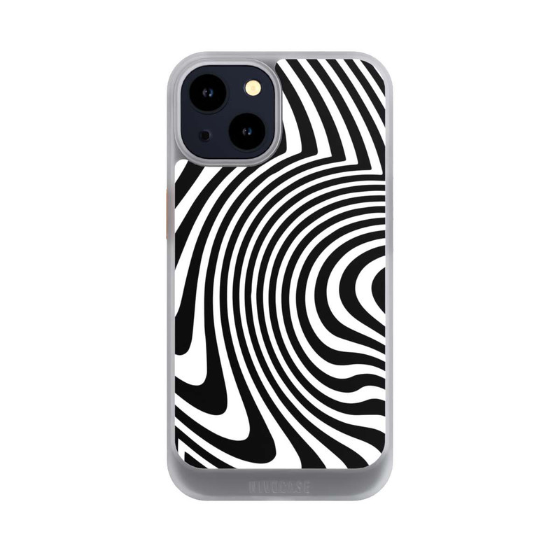 iPhone 14 NIVOcore Vagues noires et blanches