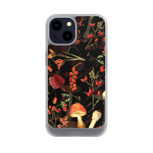 Apple iPhone 14 NIVOcore Pilzmuster Schwarz