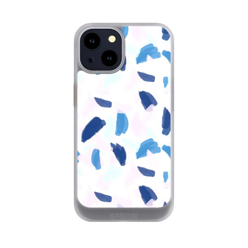 Apple iPhone 14 NIVOcore Peinture bleue et rose