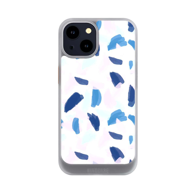 iPhone 14 NIVOcore Peinture bleue et rose