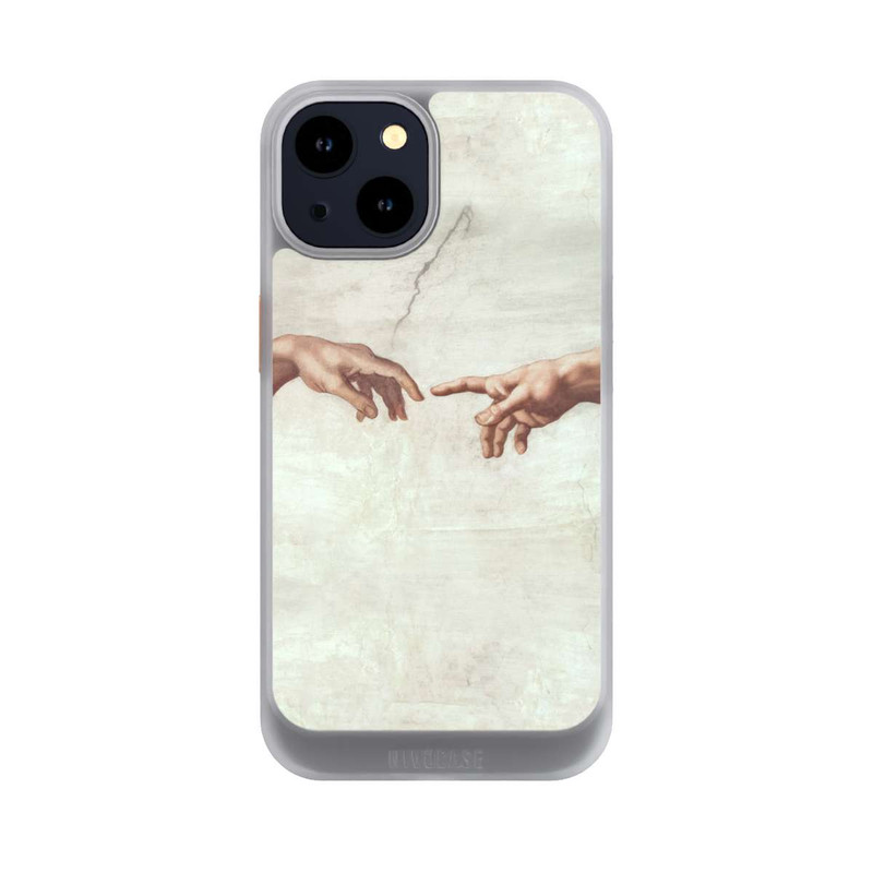 iPhone 14 NIVOcore Die Hände von Gott und Adam von Michelangelo Buonarroti