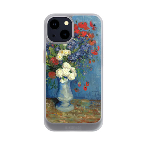 Apple iPhone 14 NIVOcore Stillleben Vase mit Kornblumen und Mohnblumen von Vincent Van Gogh