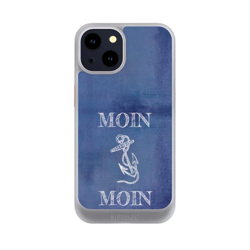Apple iPhone 14 NIVOcore Moin Anker grunge blau