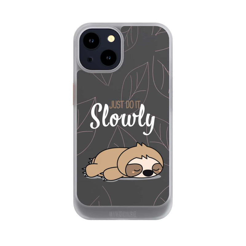 iPhone 14 NIVOcore Just Do It Slowly Sloth Grey