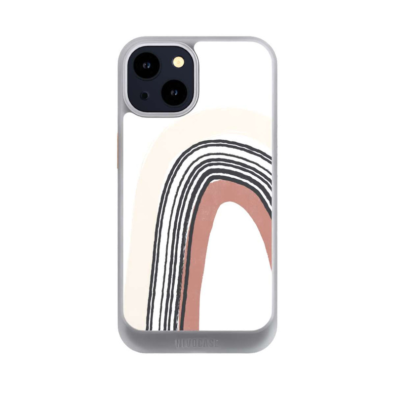 iPhone 14 NIVOcore Texturierter Regenbogen