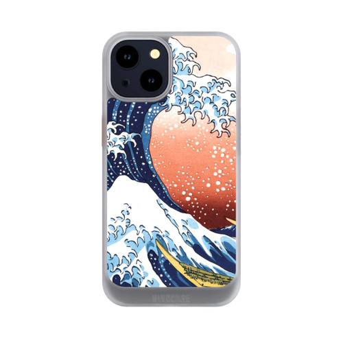 Apple iPhone 14 NIVOcore La Grande Vague de Kanagawa Rouge