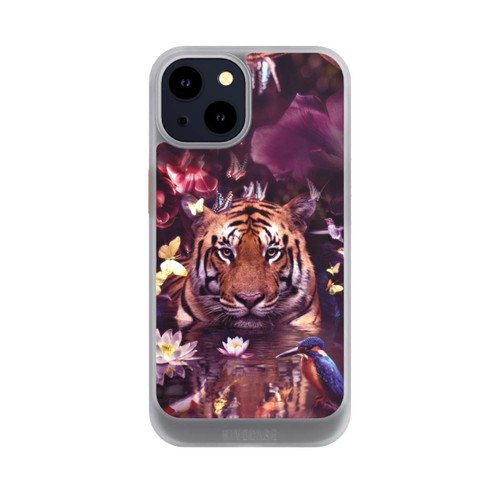 Apple iPhone 14 NIVOcore Tiger Blumenrahmen