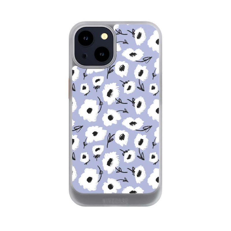 iPhone 14 NIVOcore Pattern Fleurs Lilas