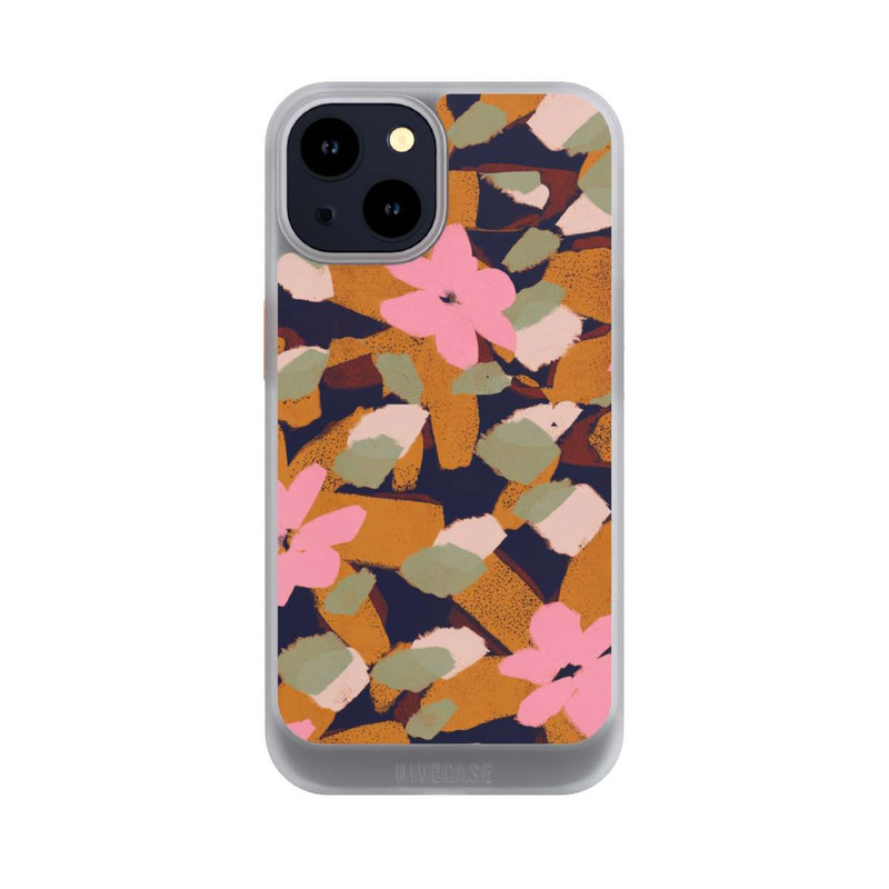 iPhone 14 NIVOcore Pattern Fleurs Roses