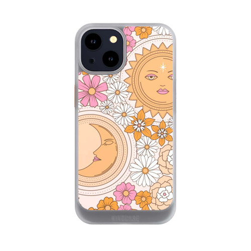 Apple iPhone 14 NIVOcore Mond-Sonne-Blumen